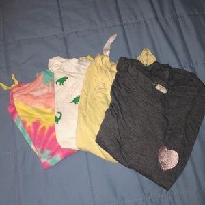 BUNDLE! 4 cropped t-shirts!